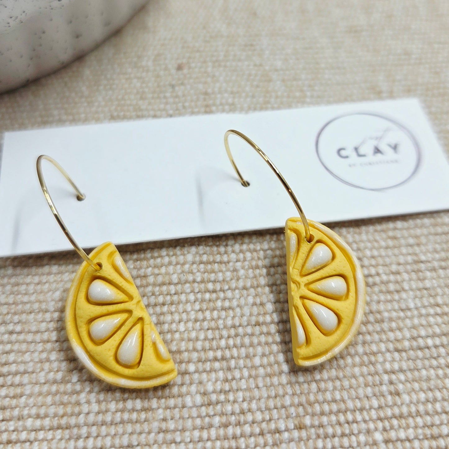 Lemon Slice Hoops