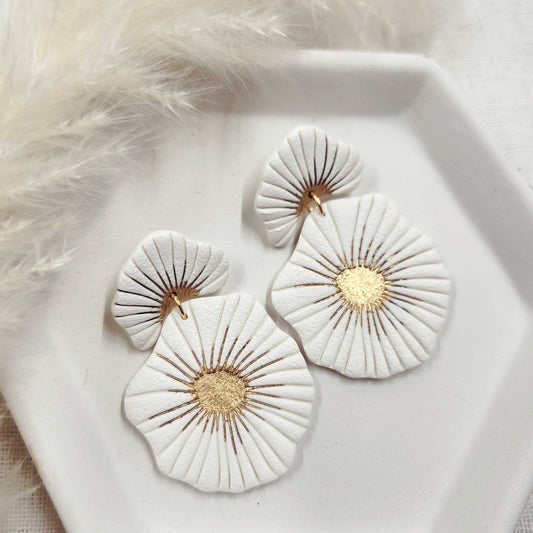 Dangles | white - gold