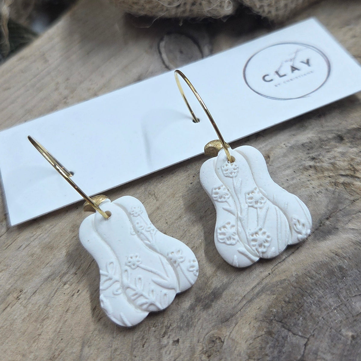 Gourd Hoops | white