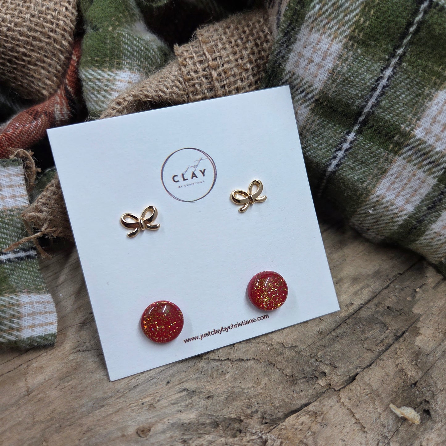 Stud Package | handmade | polymer clay