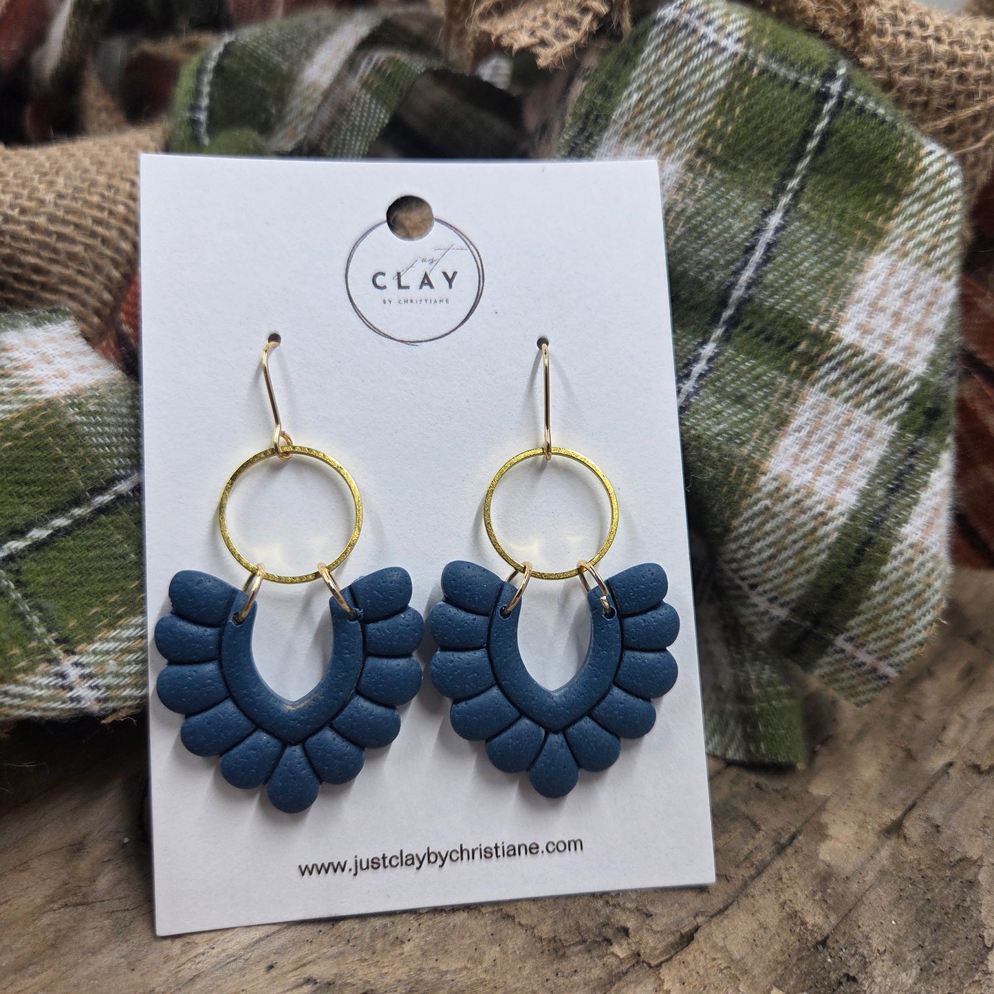 The Elenora | emerald | handmade | polymer clay