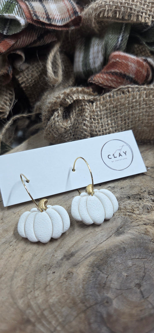 Pumpkin Hoops | white