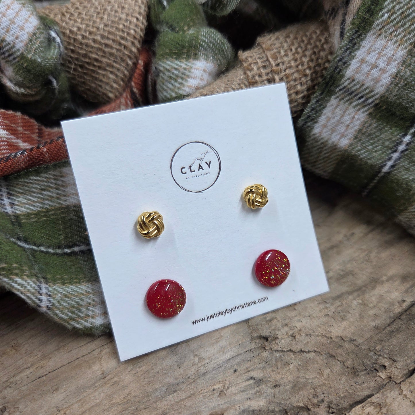 Stud Package | handmade | polymer clay