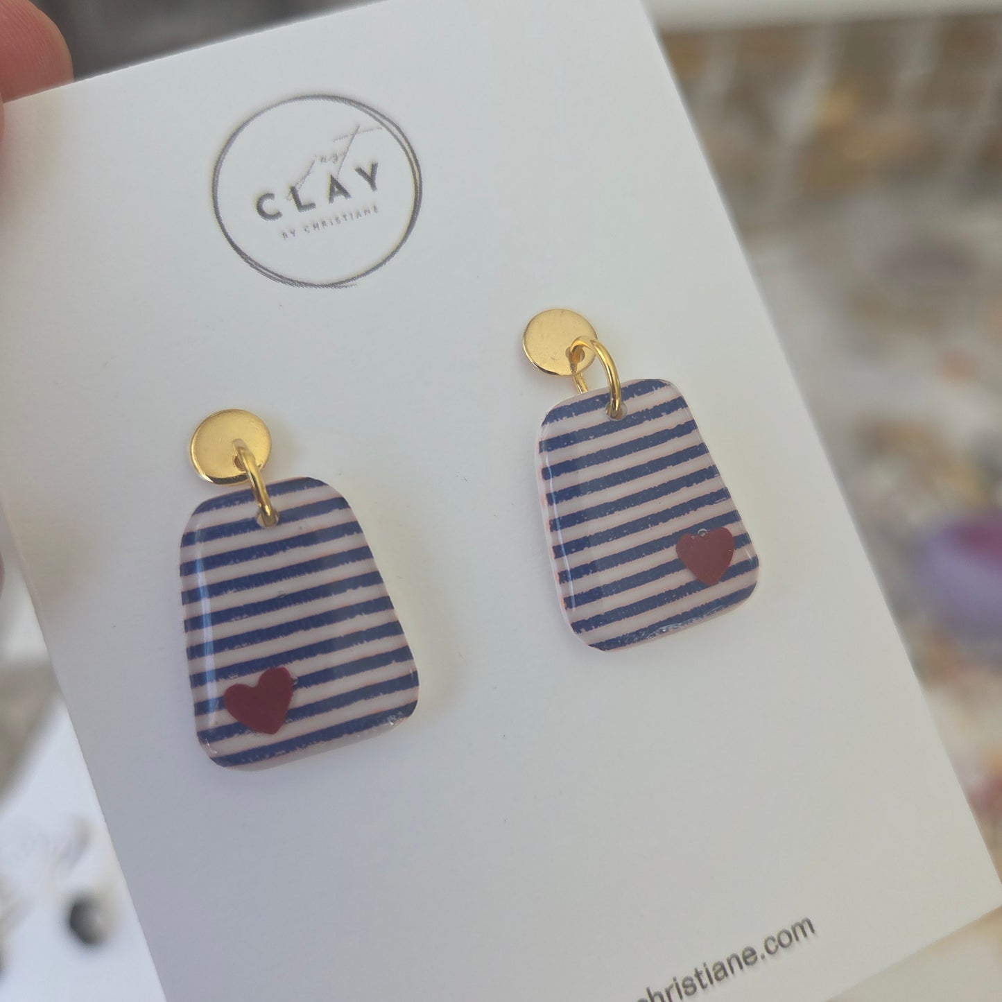 Striped Dangles