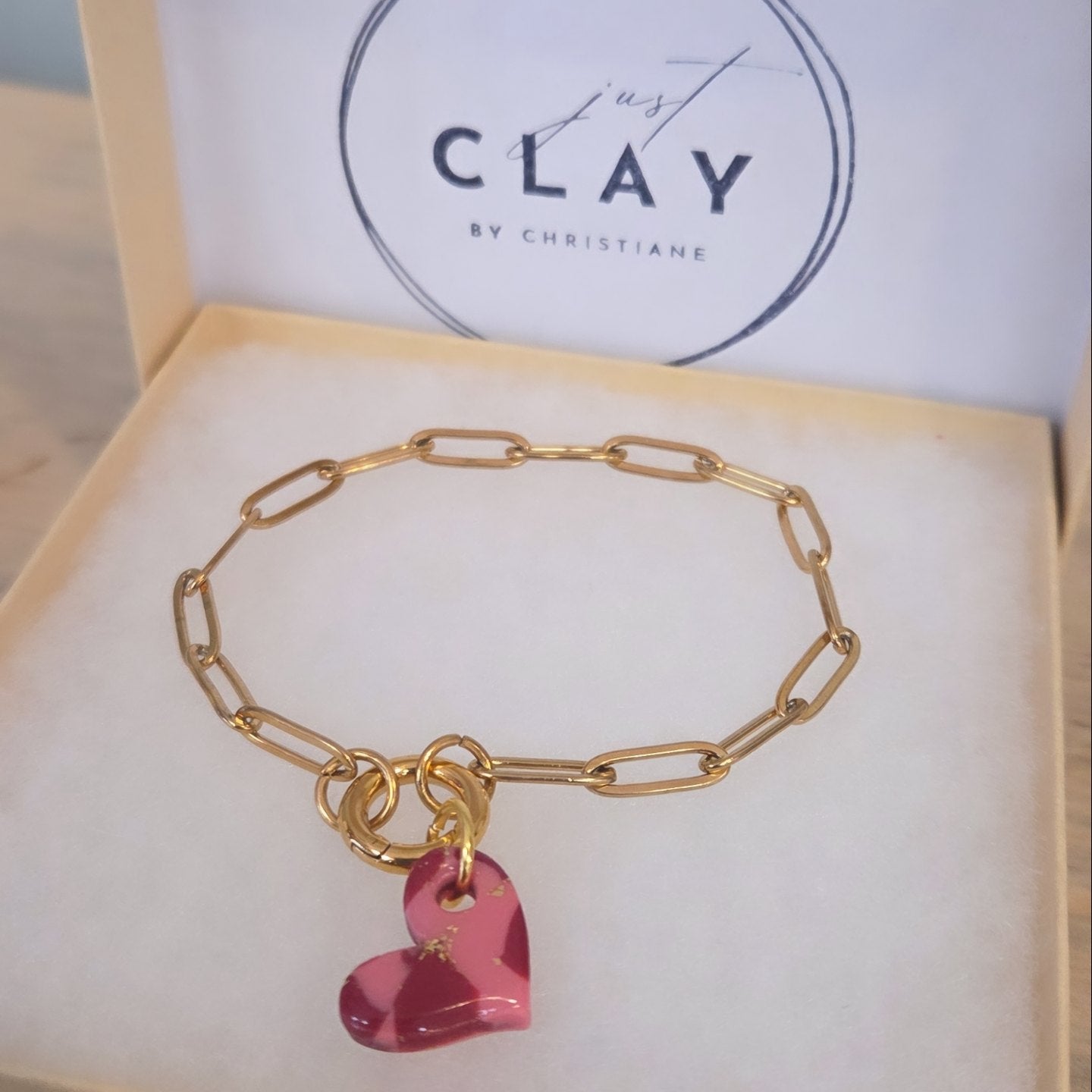 Paperclip Charm Bracelet