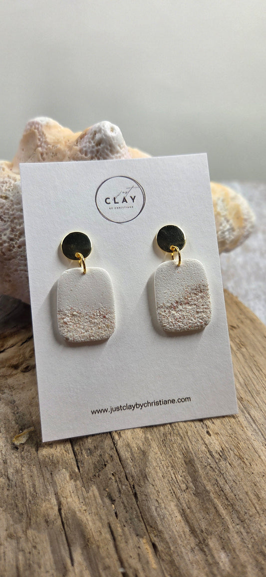 Beach Dangles with real sand.