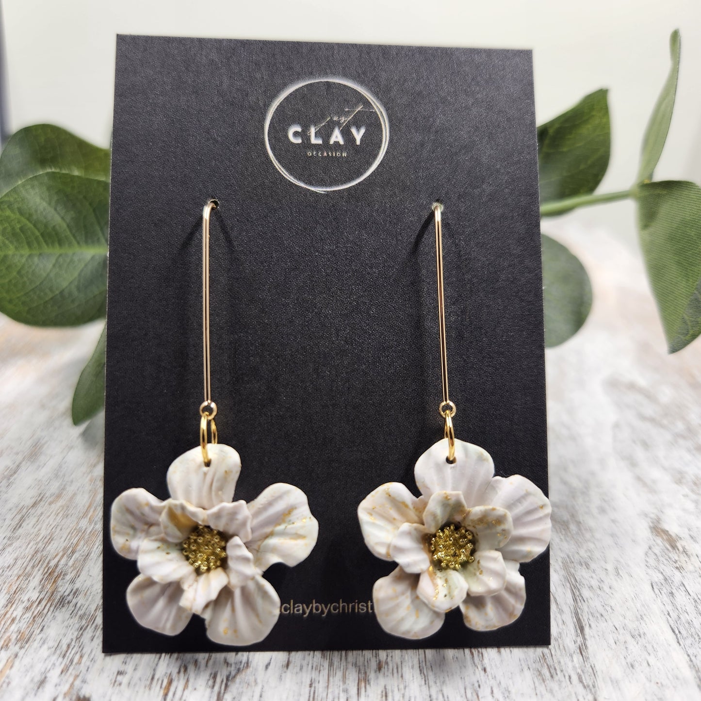 Flower Dangles | marbled