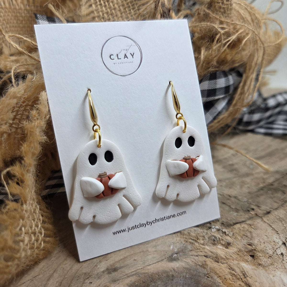 Ghost Dangles | pumpkin