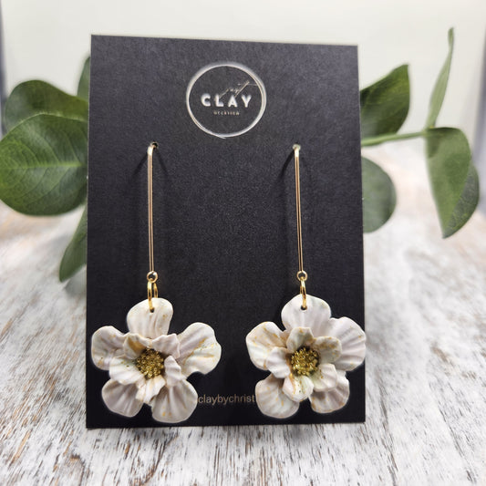 Flower Dangles | marbled