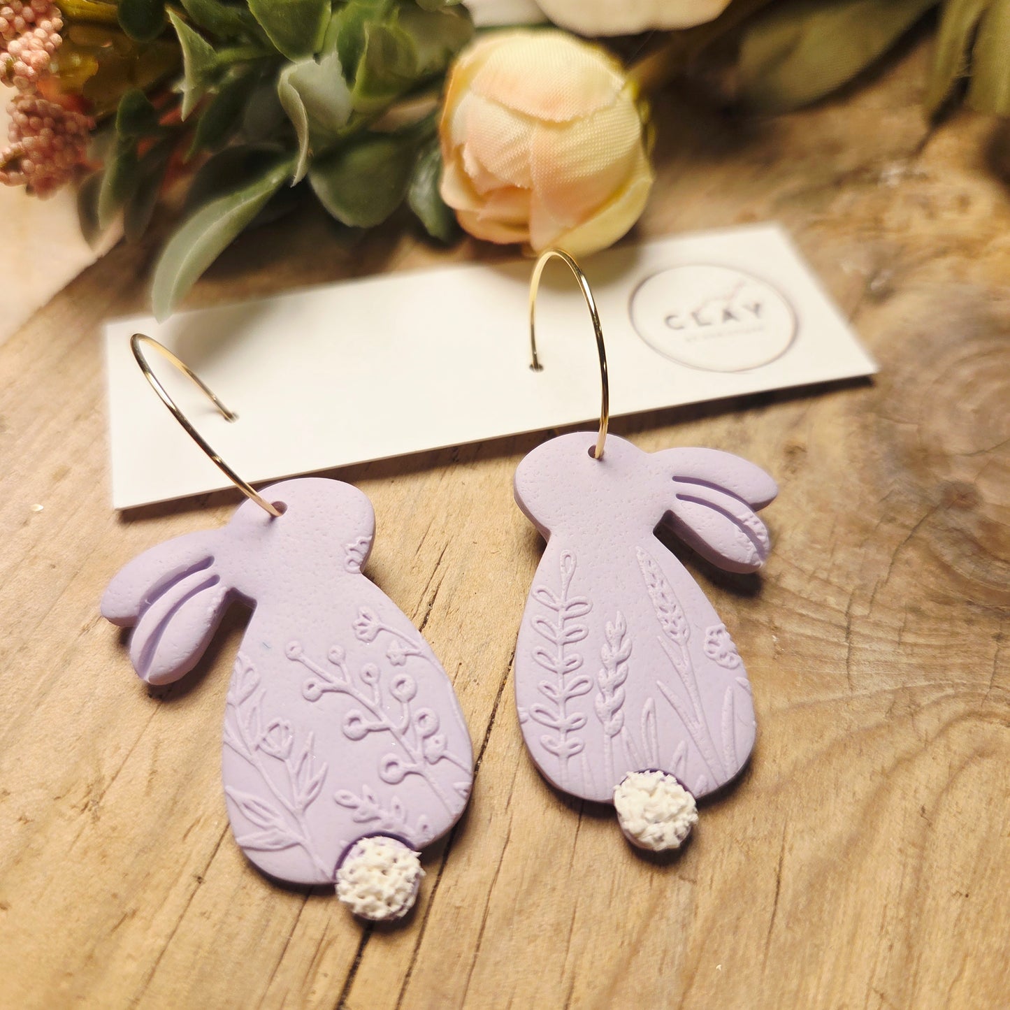 Bunny Hoops | lavender