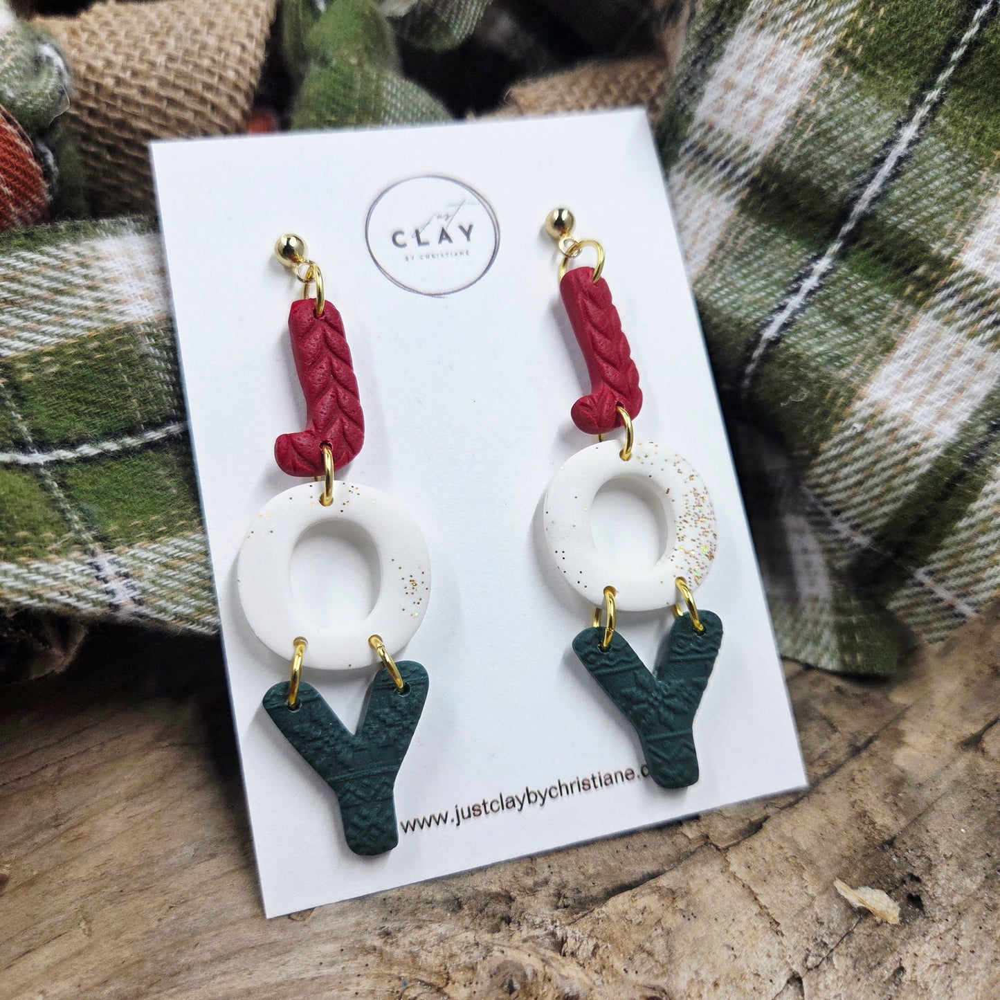 JOY Dangles | handmade | polymer clay