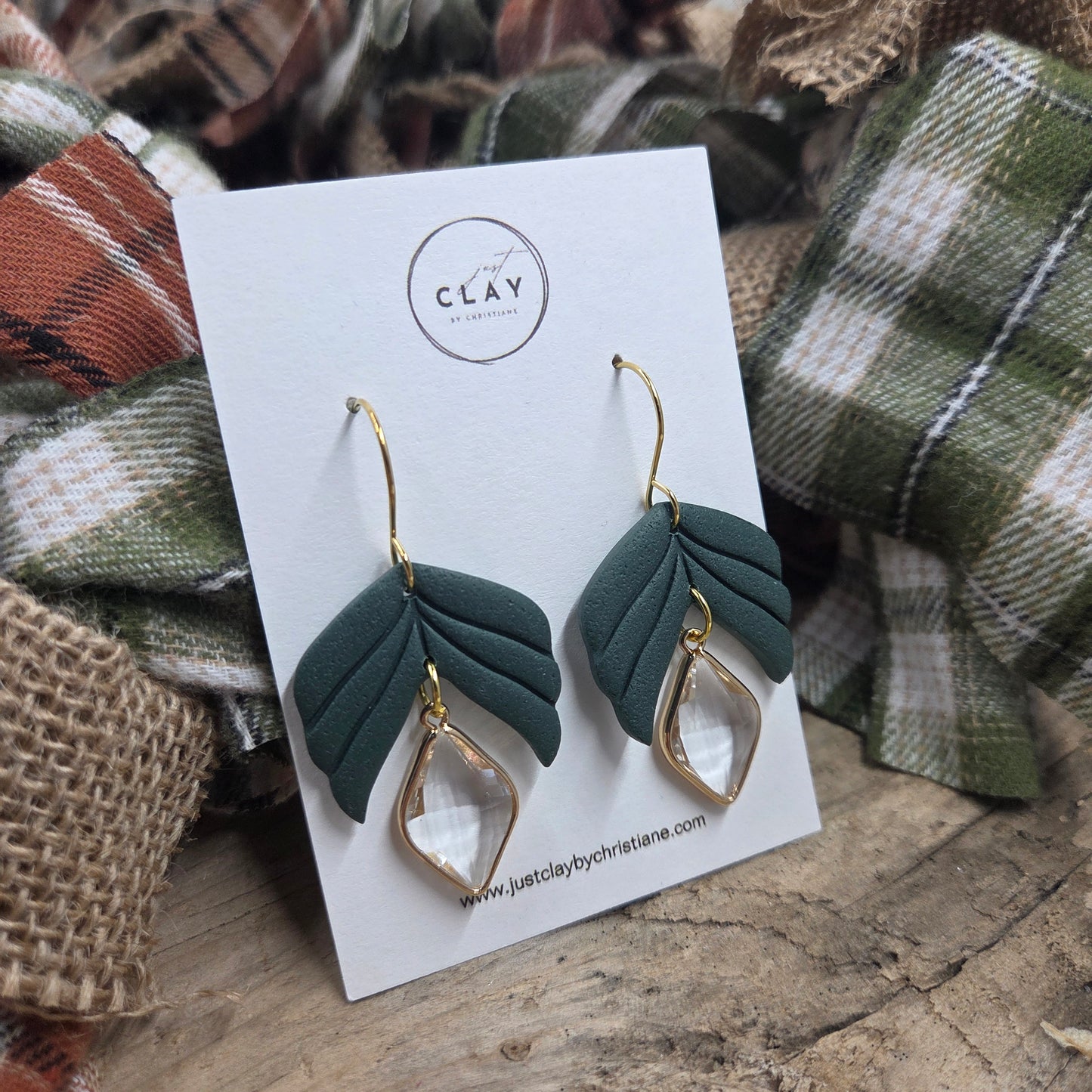 Festive Dangles|handmade | polymer clay