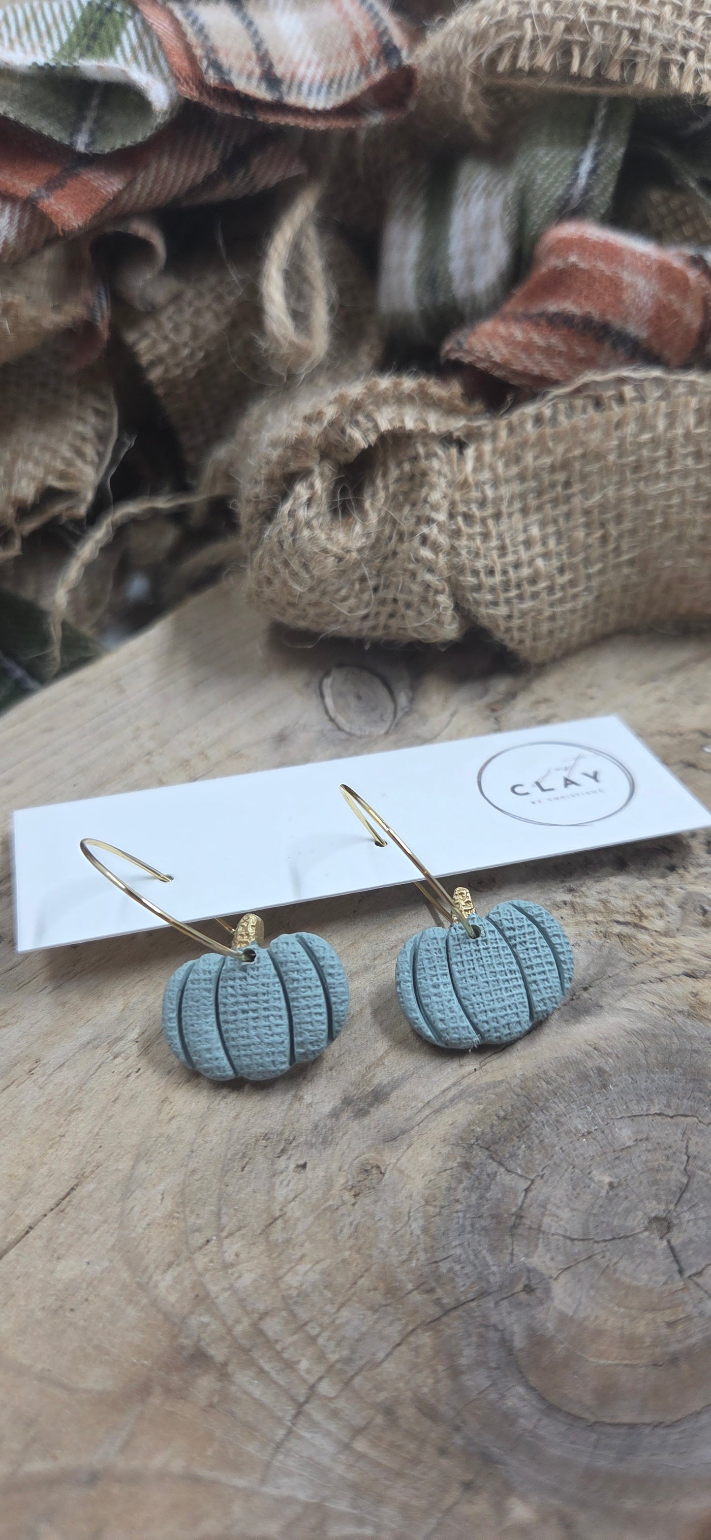 Pumpkin Hoops | light teal
