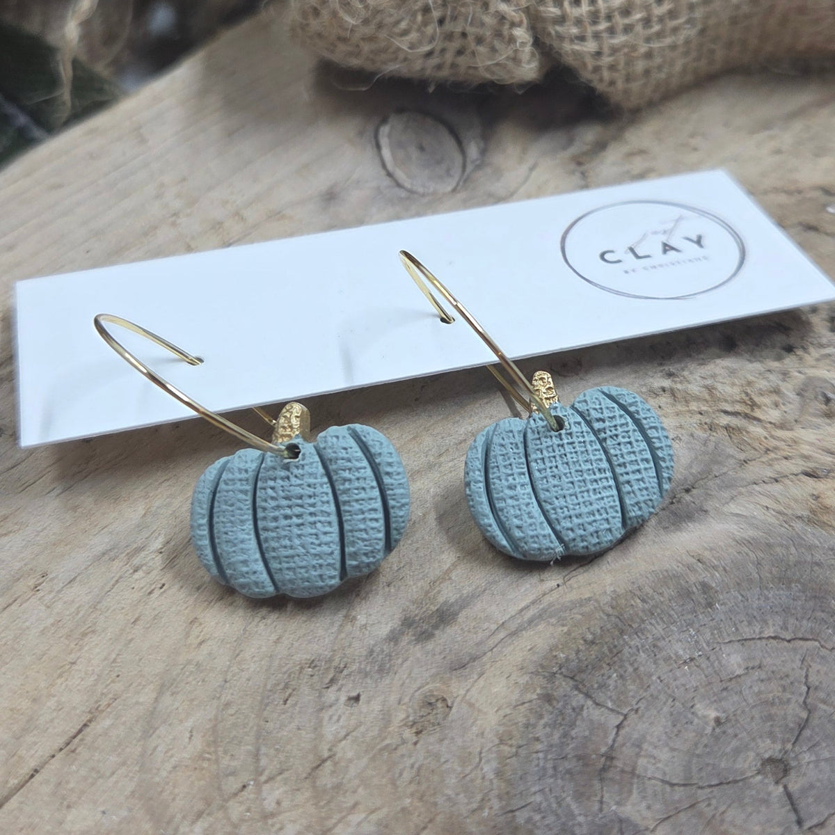 Pumpkin Hoops | light teal