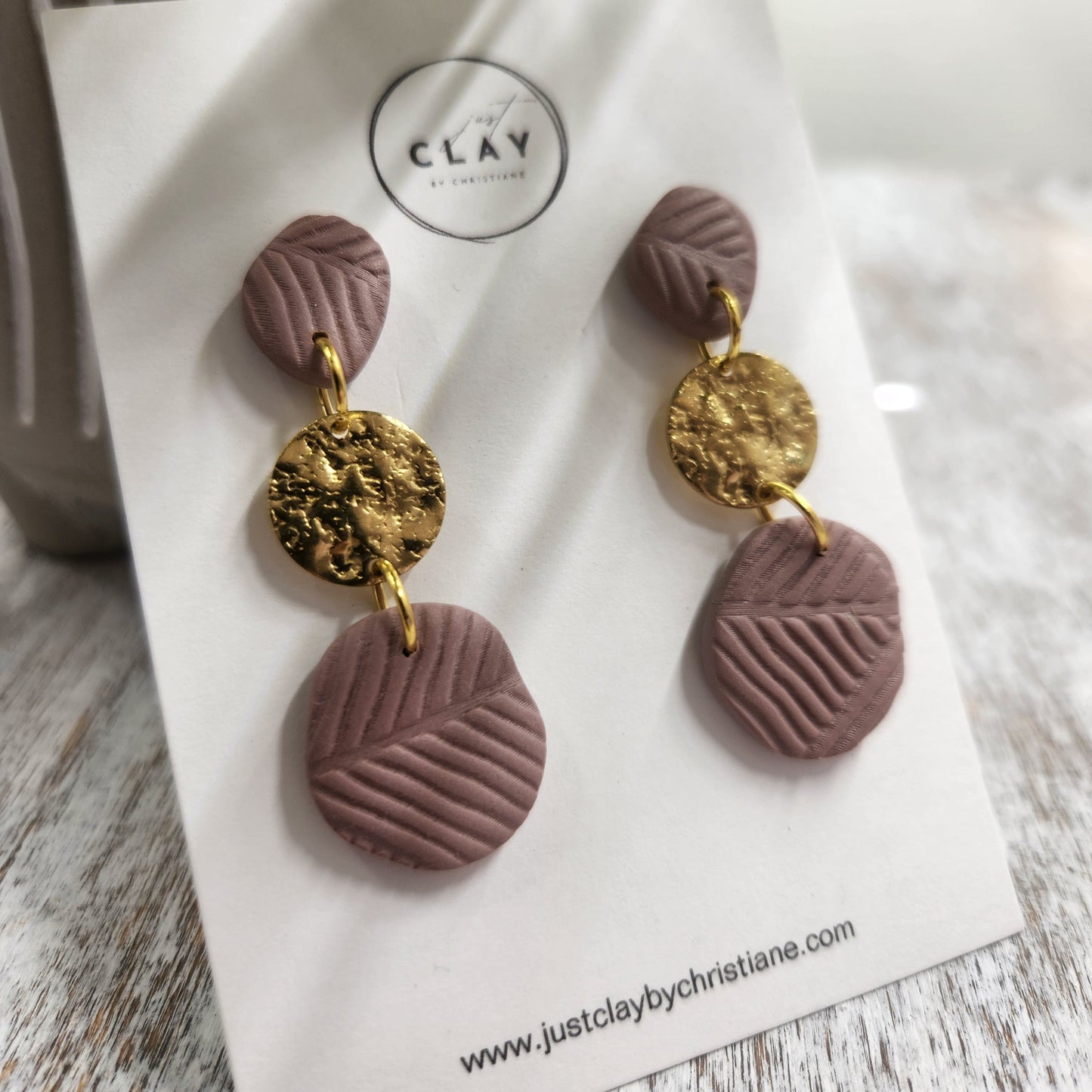 Textured Dangles | grape