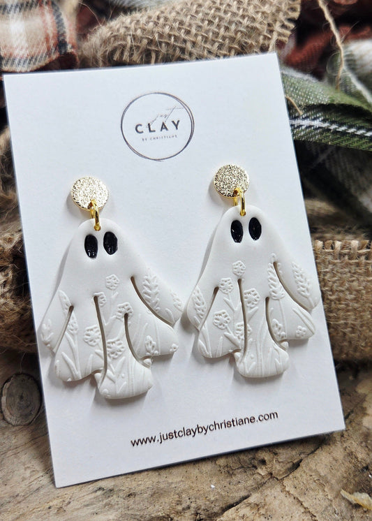 Ghost Dangles | white