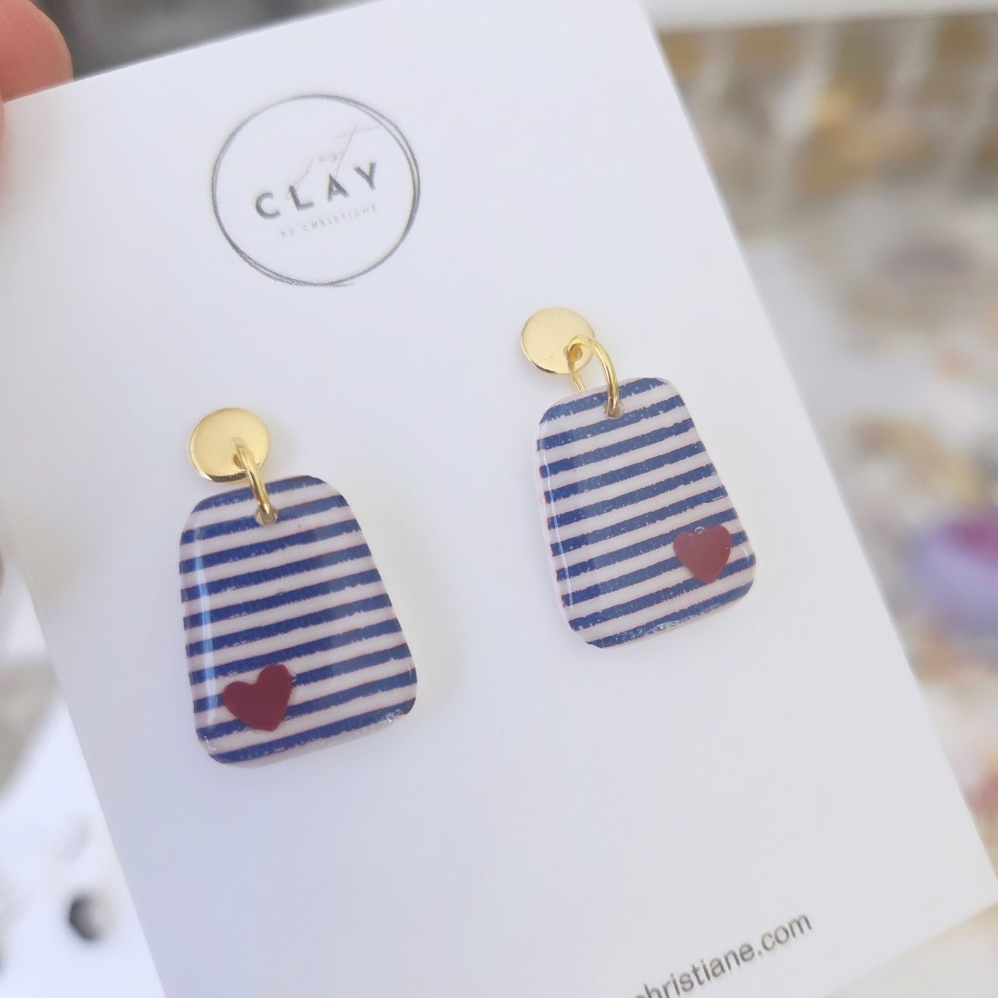 Striped Dangles