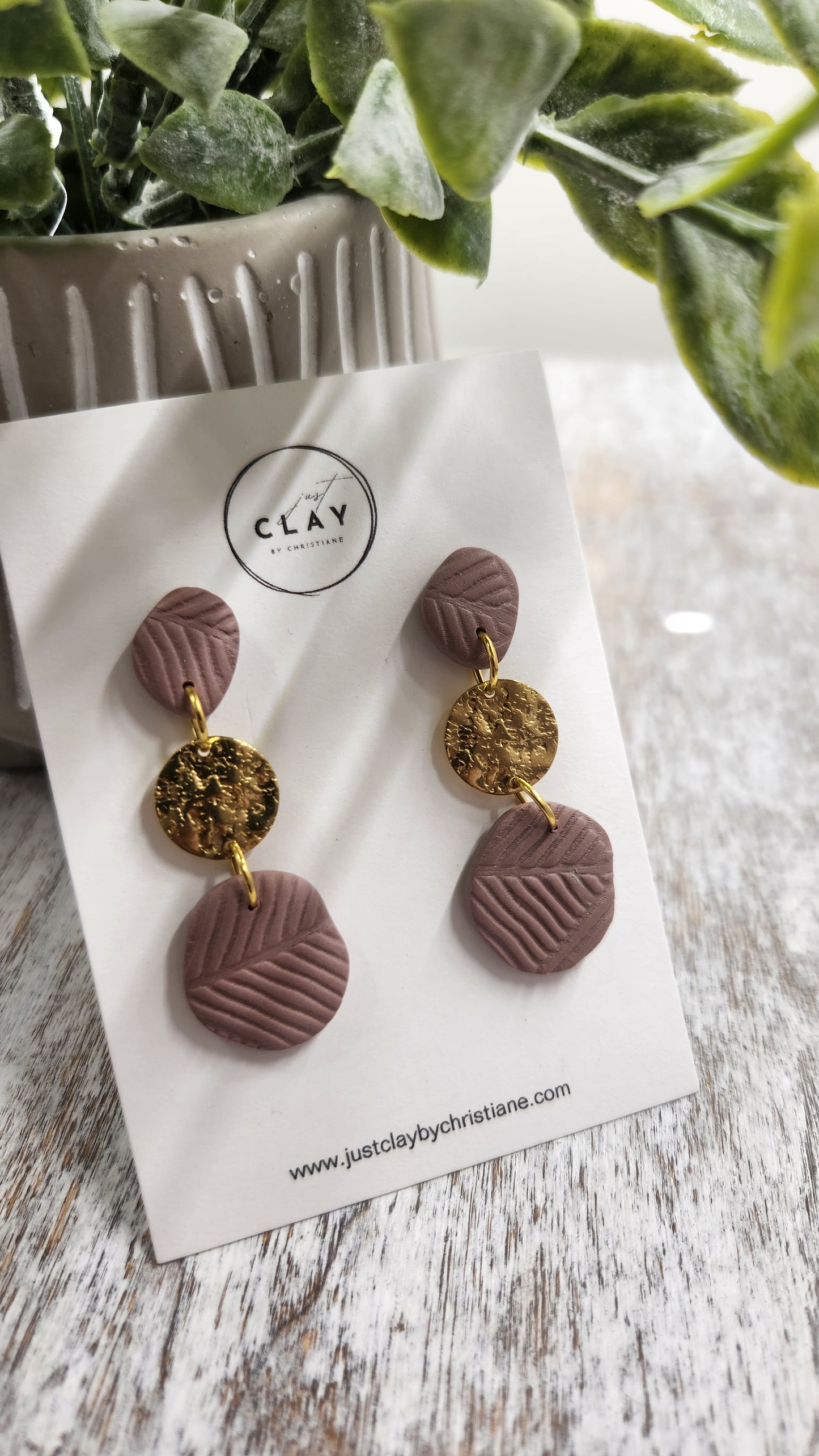 Textured Dangles | grape