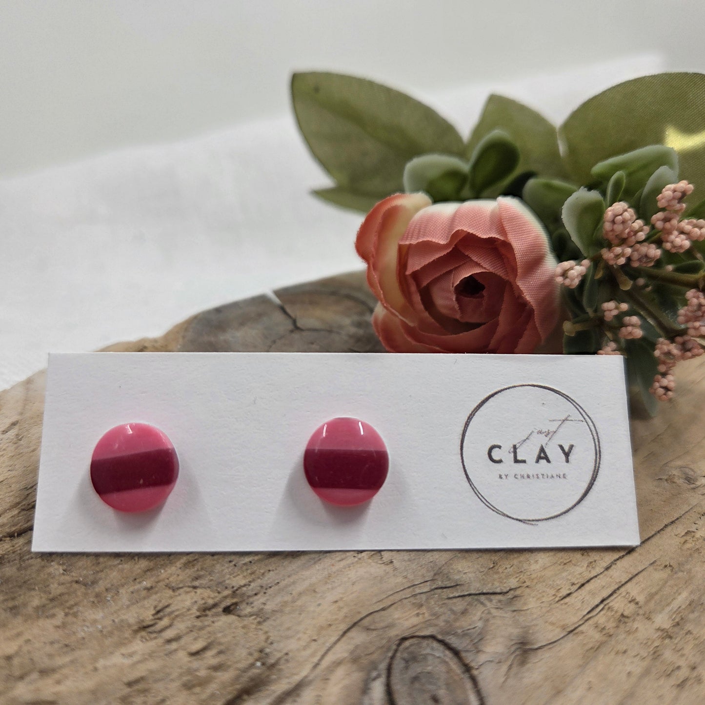 Cute Striped Studs