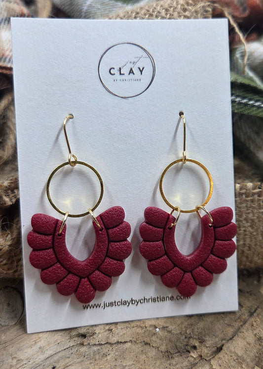 The Elenora | burgundy