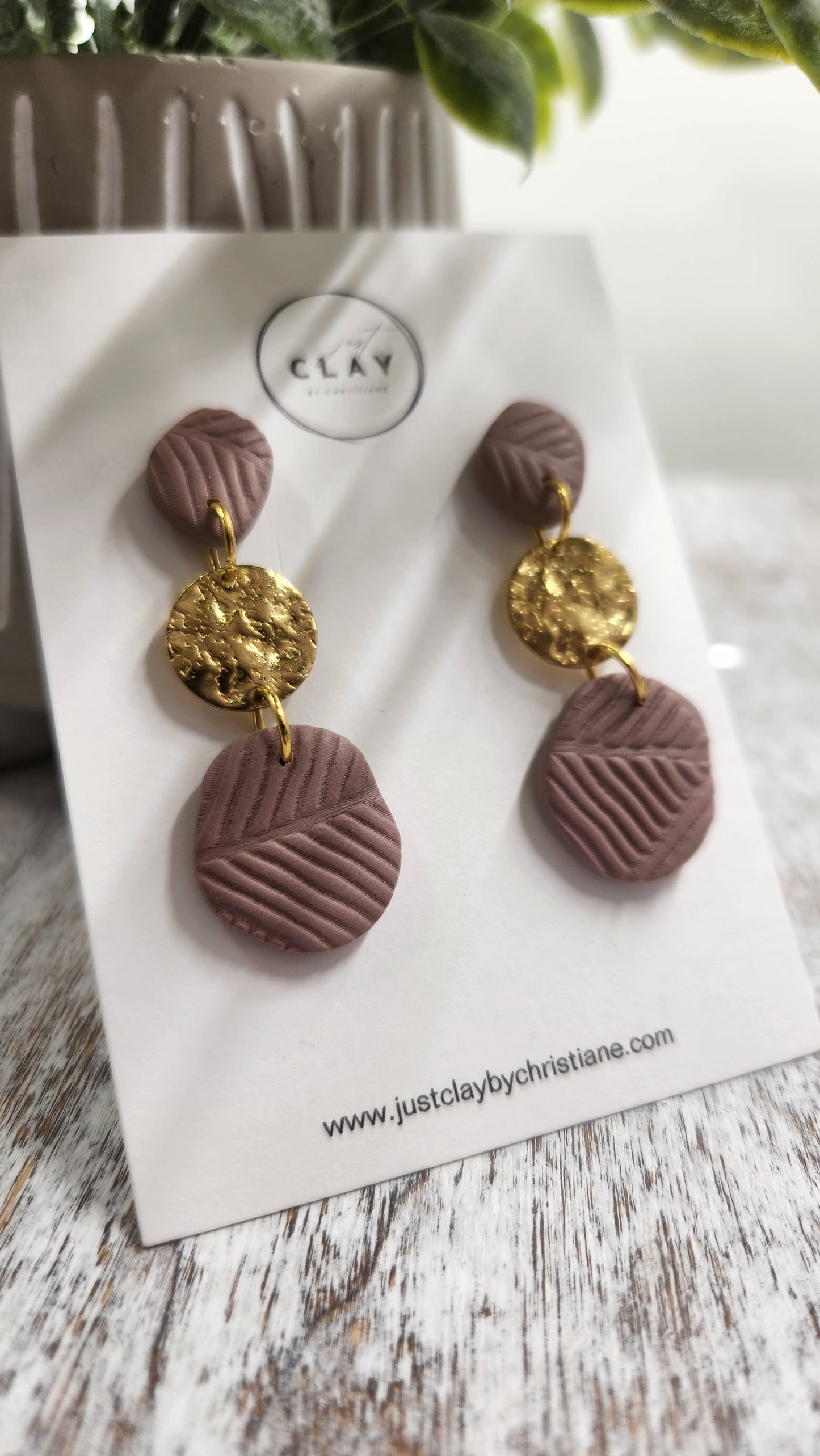 Textured Dangles | grape