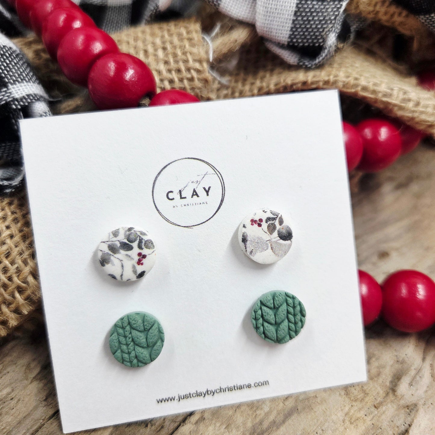 Stud Package | handmade | polymer clay