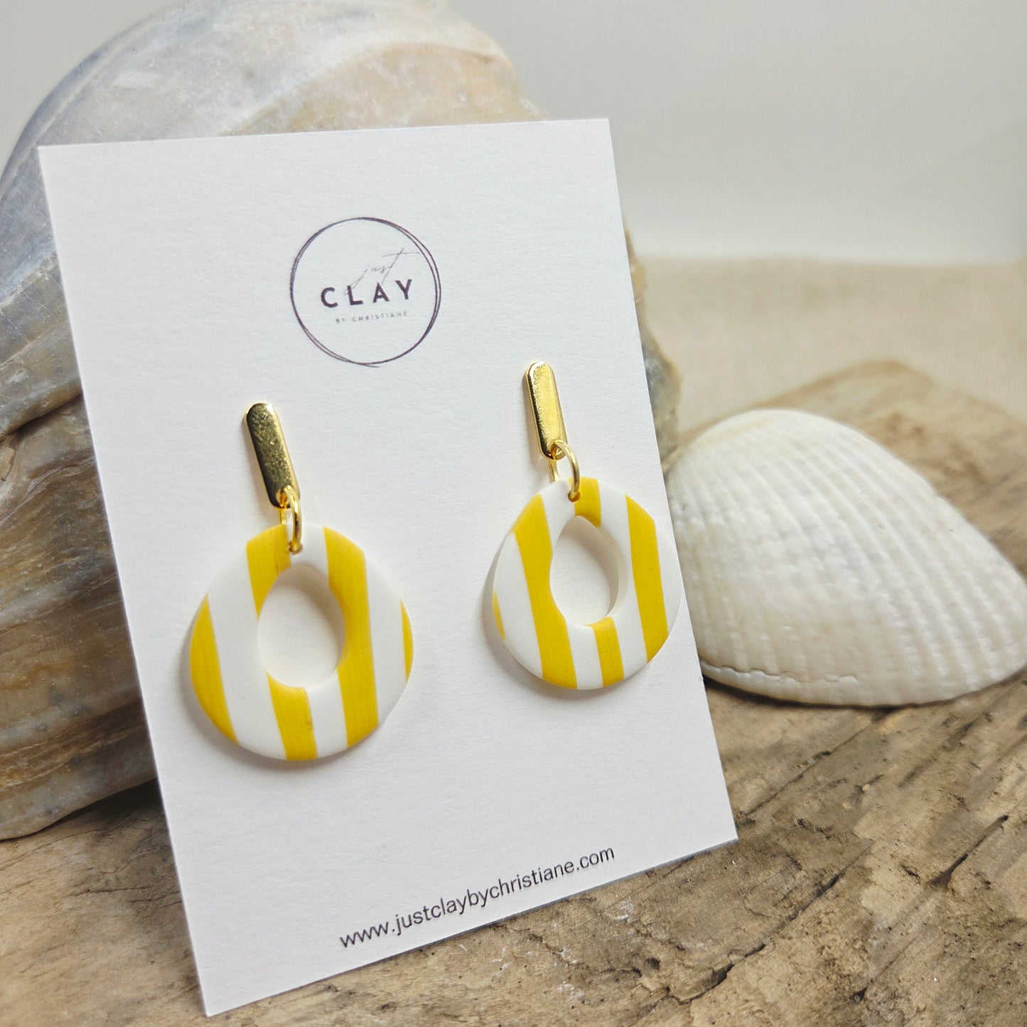 Summer Dangles | yellow white