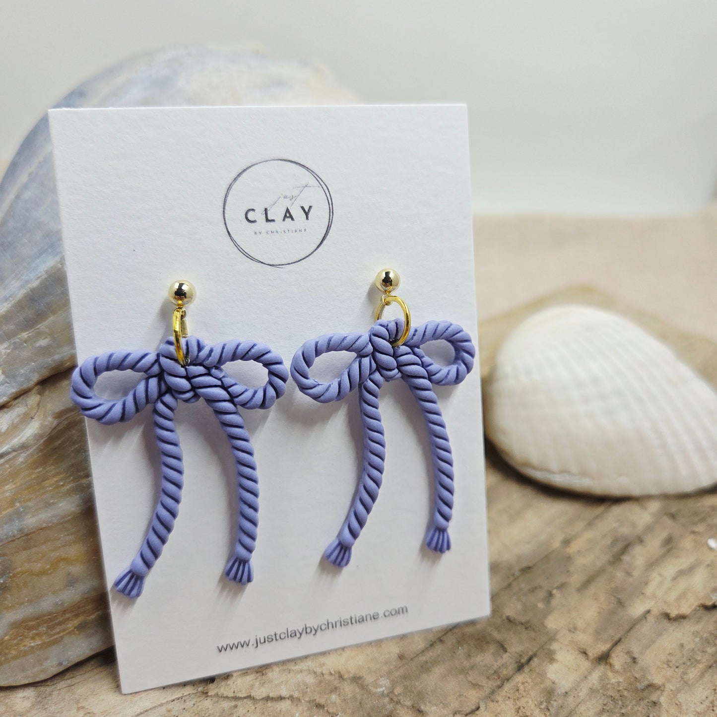 Beautiful Bow Dangles | blue