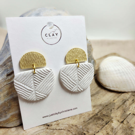 Statement Dangles | white