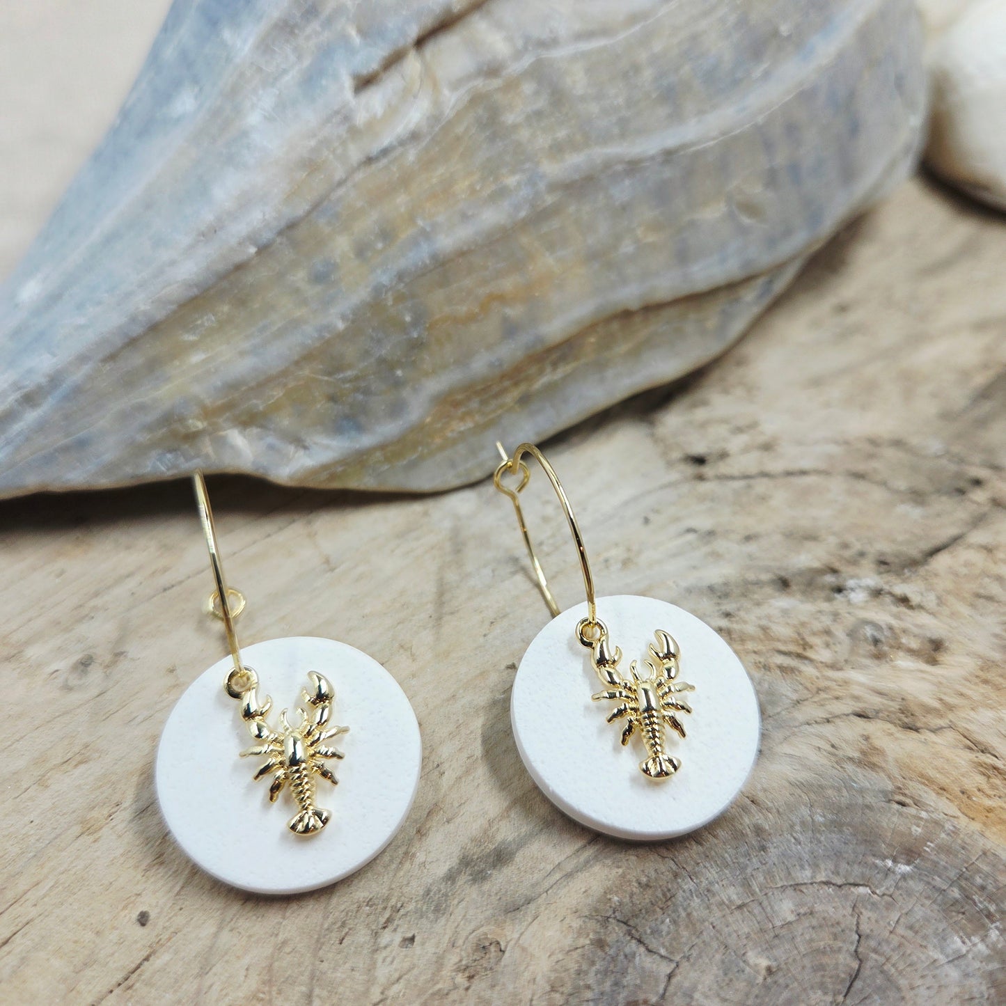 Lobster Hoops | gold