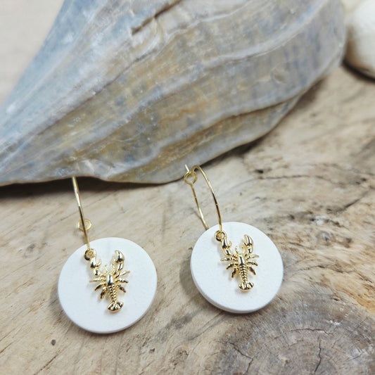 Lobster Hoops | gold