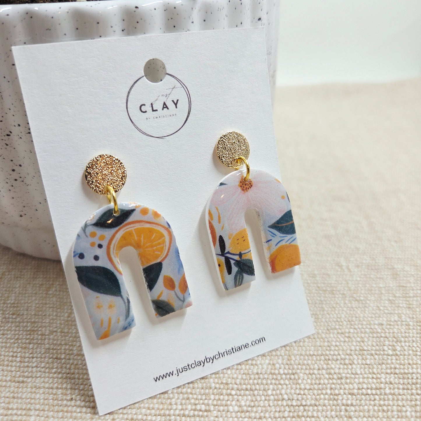 Orange Bloom Dangles | Arches