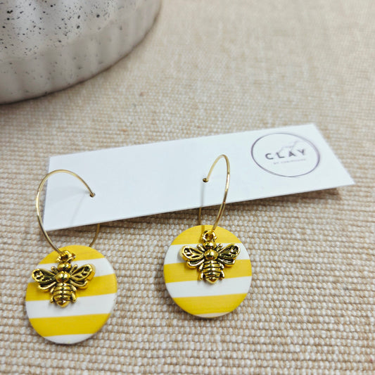 Cute Bee Hoops