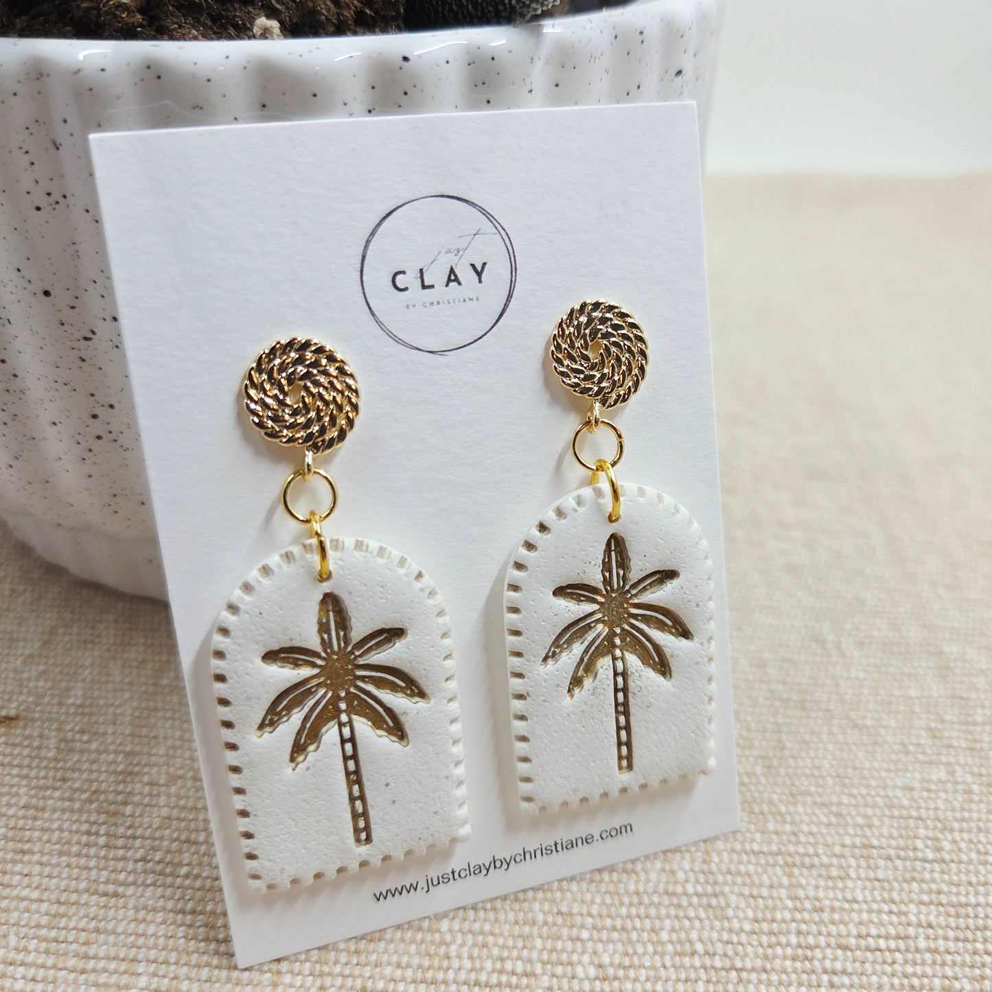 Statement Palmtree Dangles