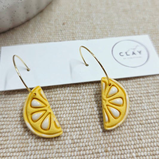 Lemon Slice Hoops