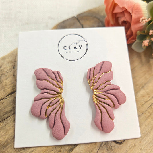 Flower Studs| mauve