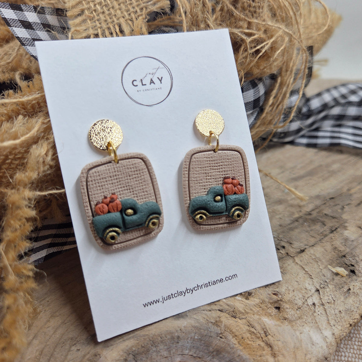Fall Farm Truck Dangles