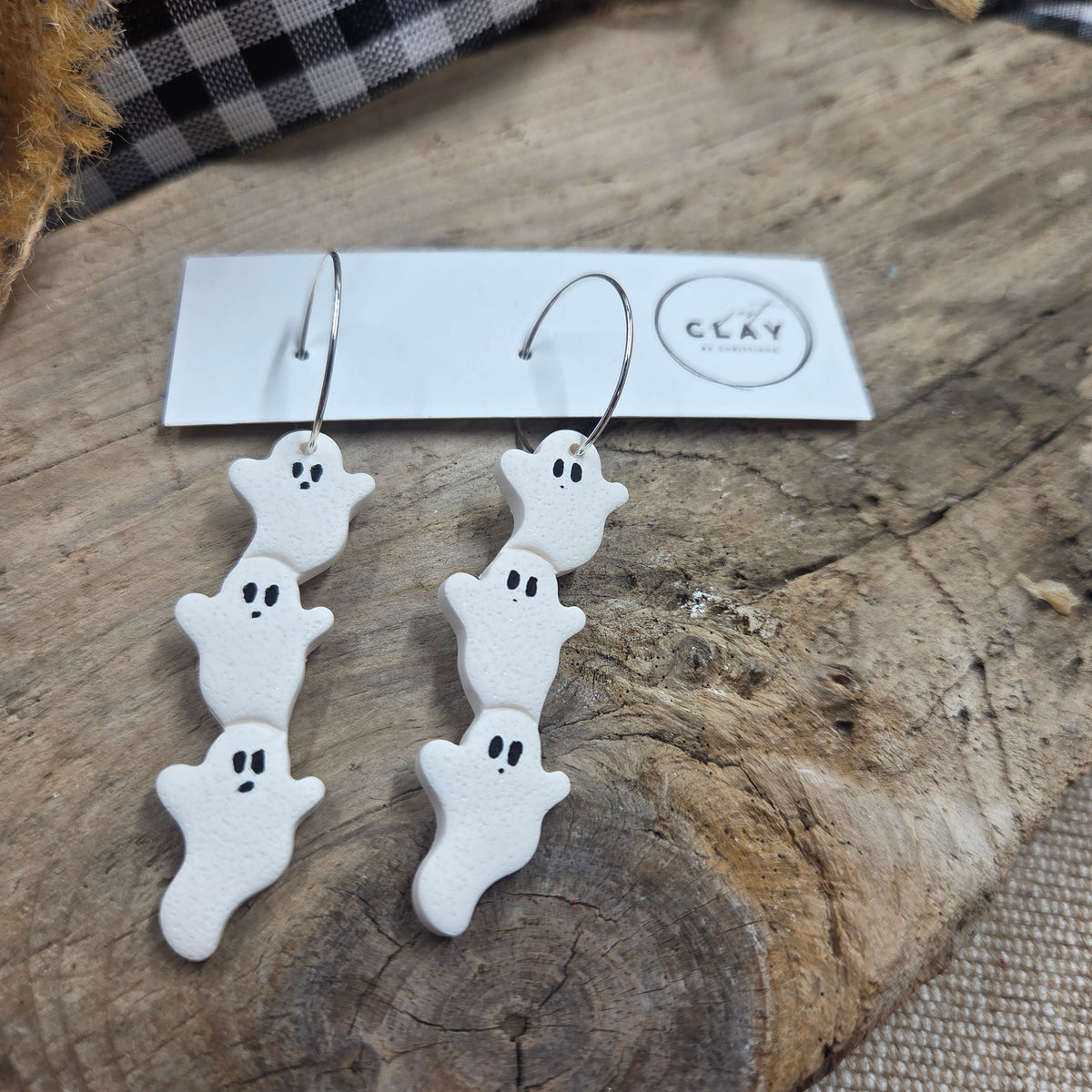 Ghosties | Dangles or Hoops