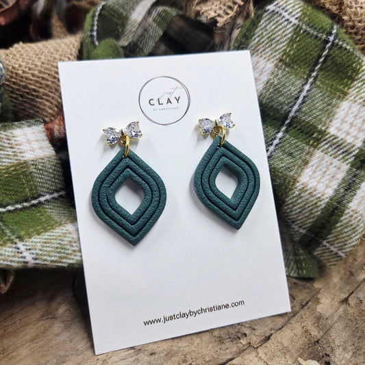 Festive Dangles|handmade | polymer clay