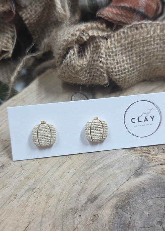 Pumpkin Studs | beige