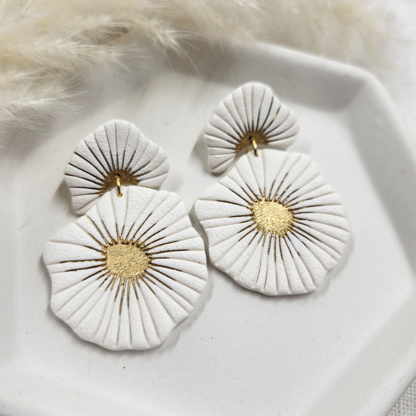 Dangles | white - gold