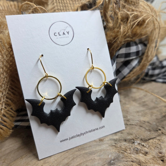 Bat Dangles | gold or silver