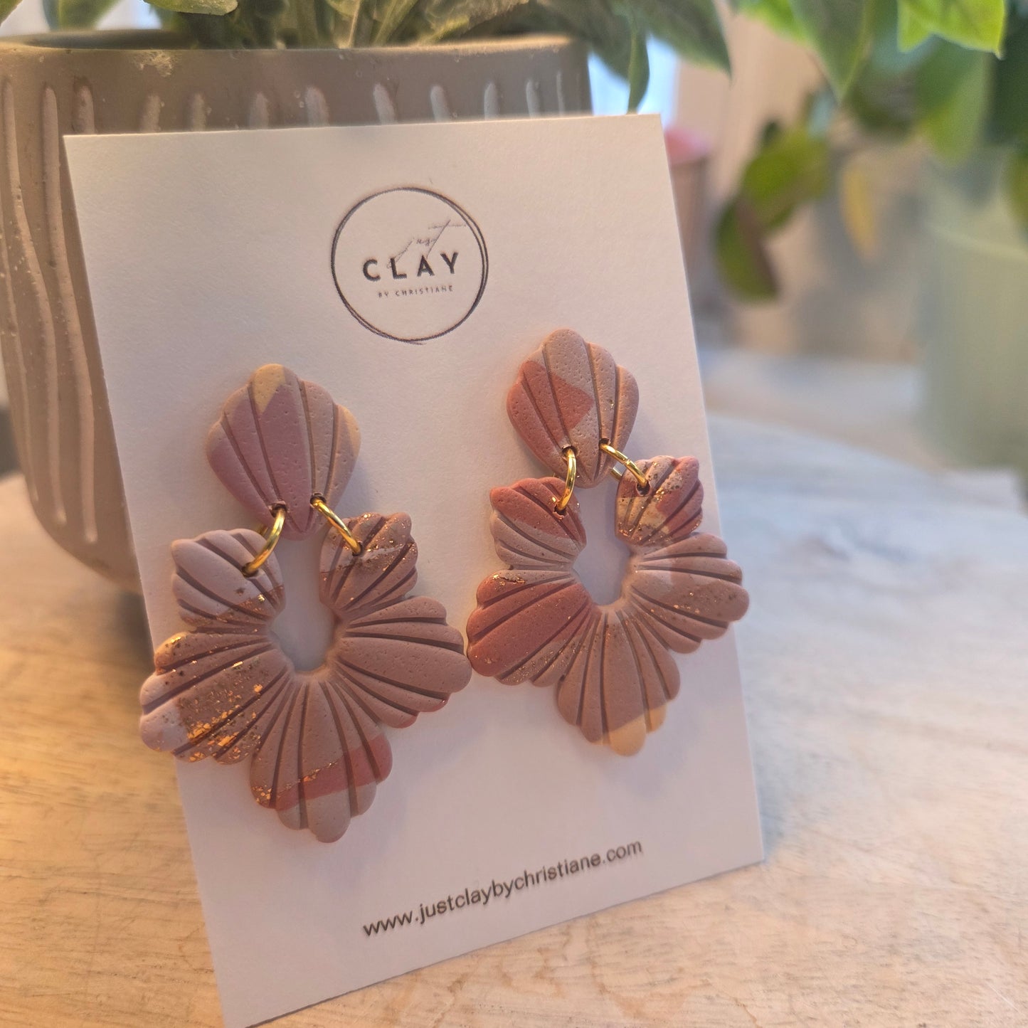 Flower Statement Dangles