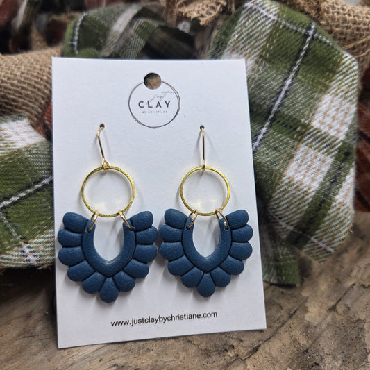 The Elenora | emerald | handmade | polymer clay