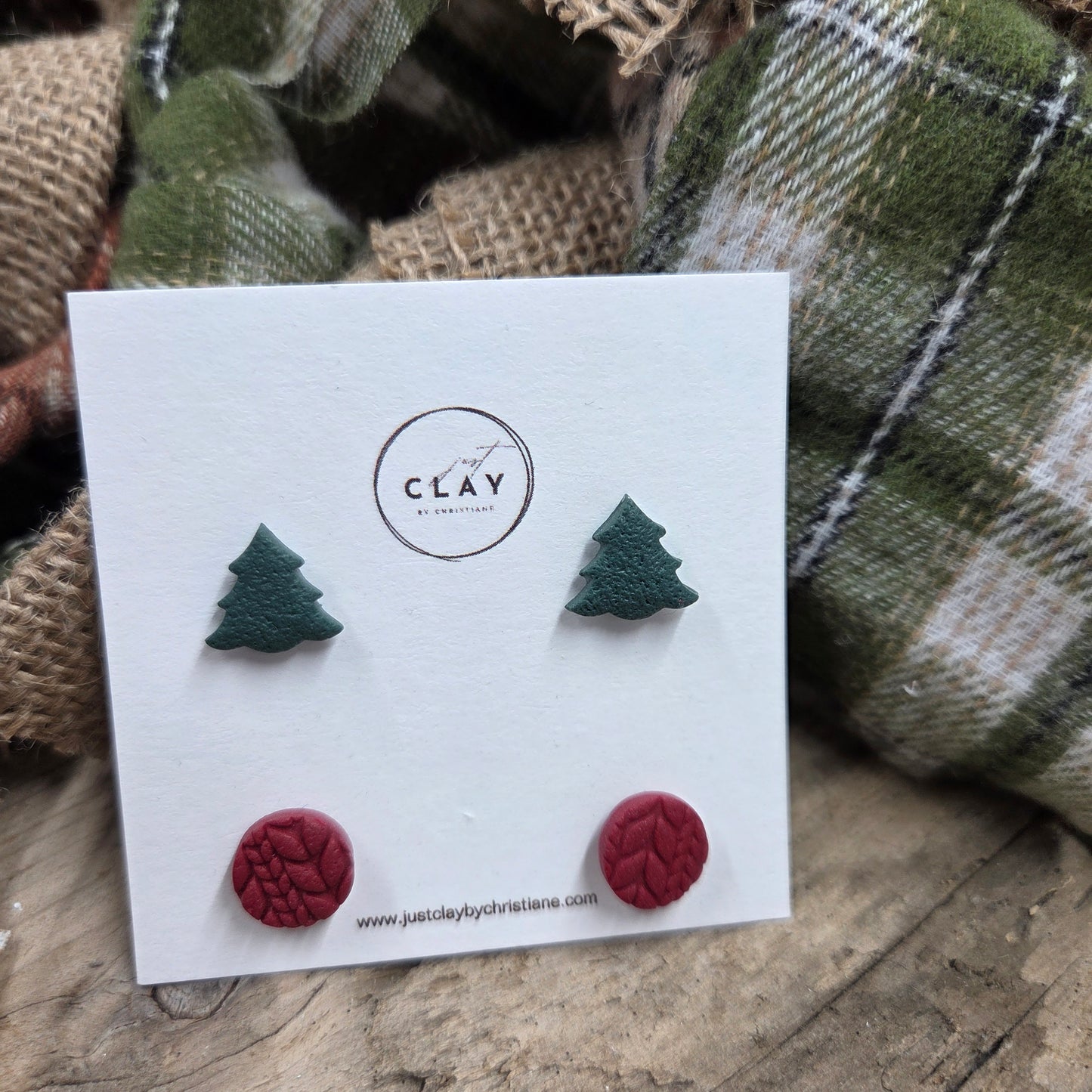 Stud Package | handmade | polymer clay