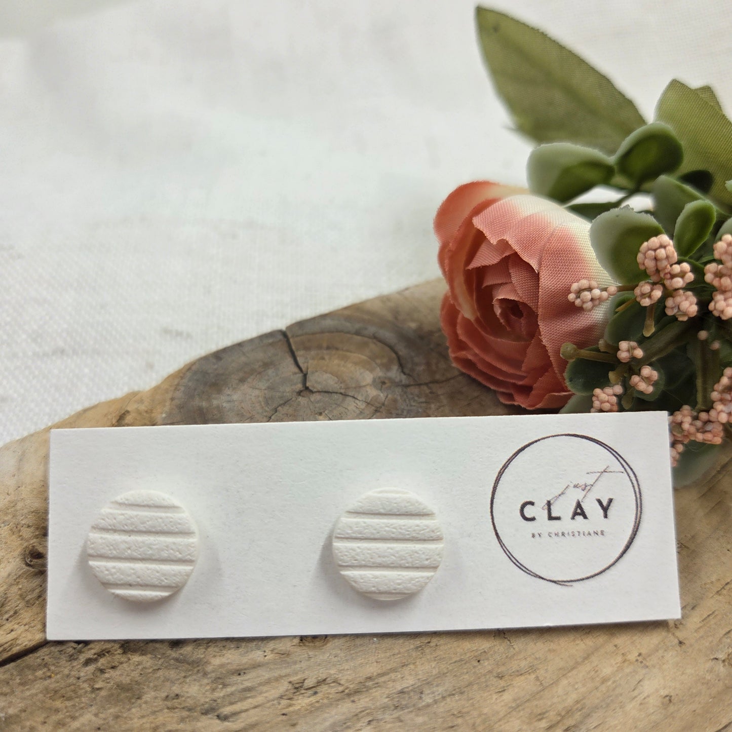 White Studs | textured