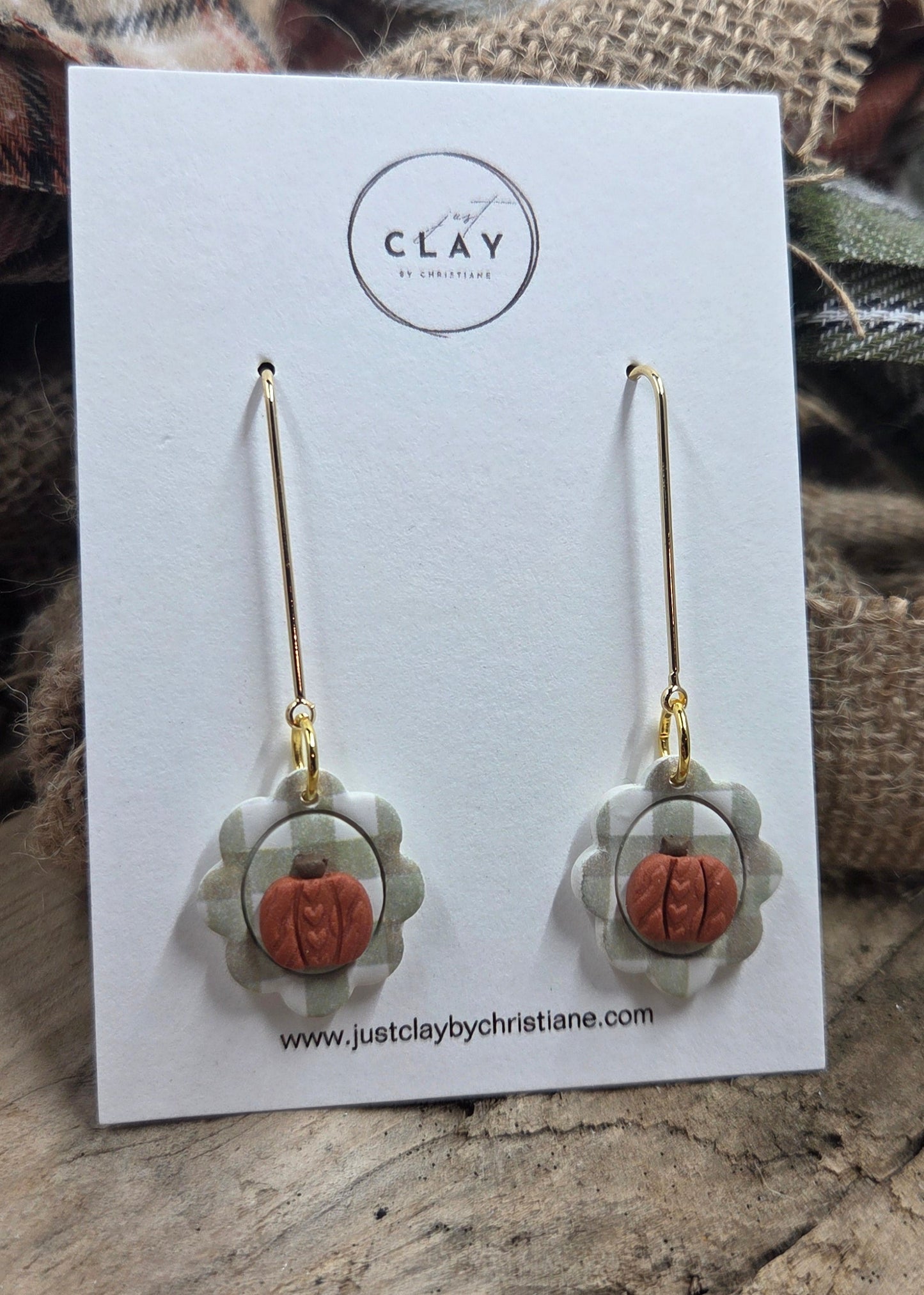 Cute Pumpkin Dangles