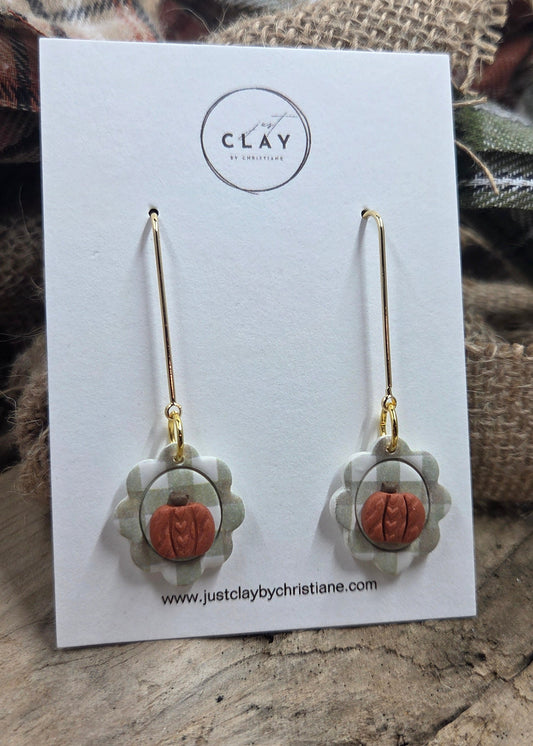 Cute Pumpkin Dangles