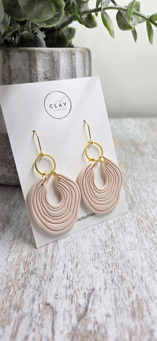 Organic Dangles | light pink