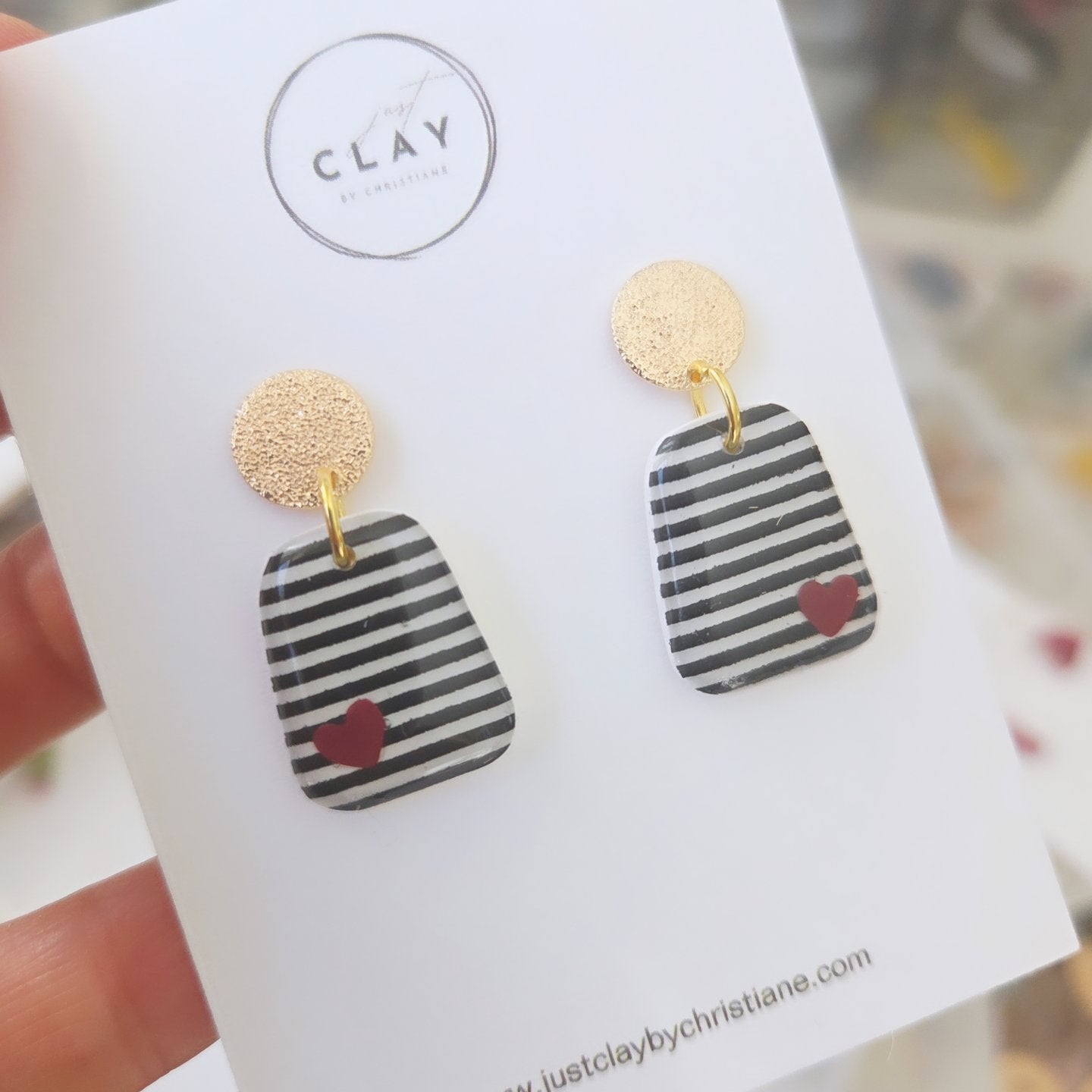 Striped Dangles